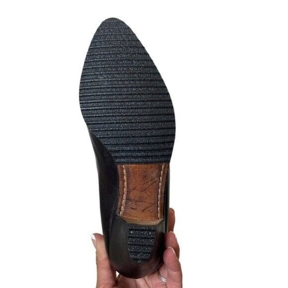 Vintage ADRIANO FOSI Italy Leather Boots Slouchy Patchwork Women’s Size 6 - Picture 10 of 12